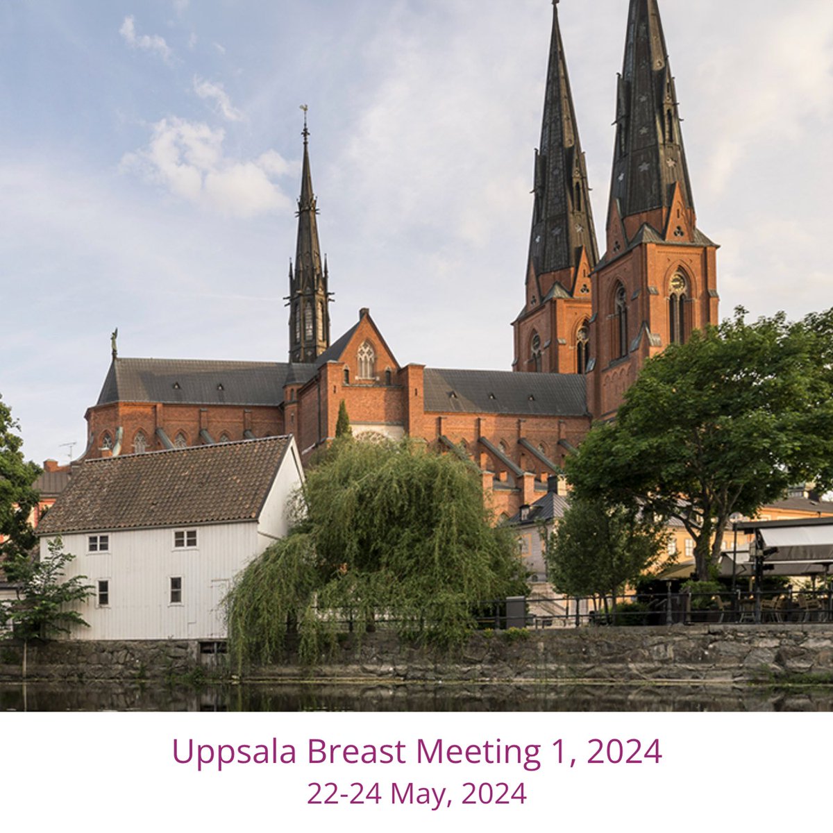 We are happy to welcome you at the #UppsalaBreastMeeting, between May 22-24. Hot topics and workshops and a diverse international faculty. More info: uppsalabreast.se Uppsala Breast Meeting 1, 2024 22-24 May, 2024 #GretaOncoplastic #NSLTV #NeverStopLearning
