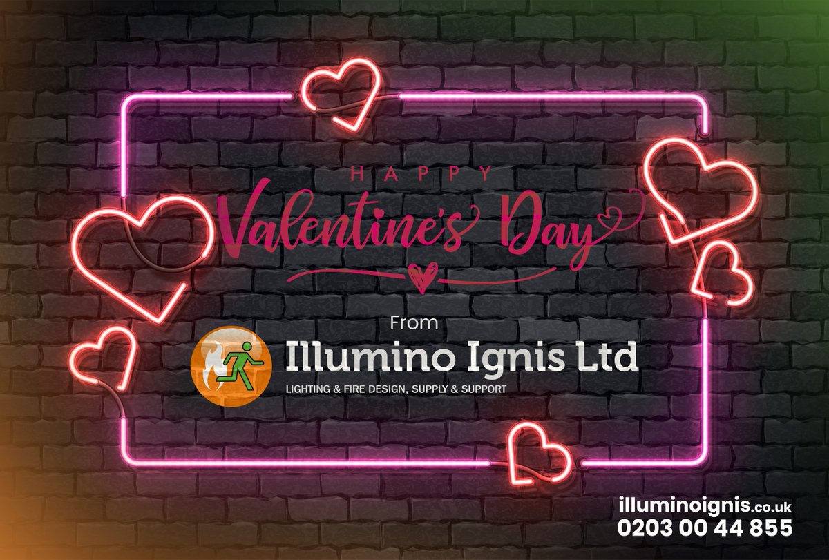 💕 Happy Valentines Day from all at Illumino Ignis 💕

Find your match using our free quote builder on our website
illuminoignis.co.uk/quote-builder

#fireprotection #firesafety #firedesign #emergencylighting #support #distribution #commission #thefutureisbright #orangeandgreen