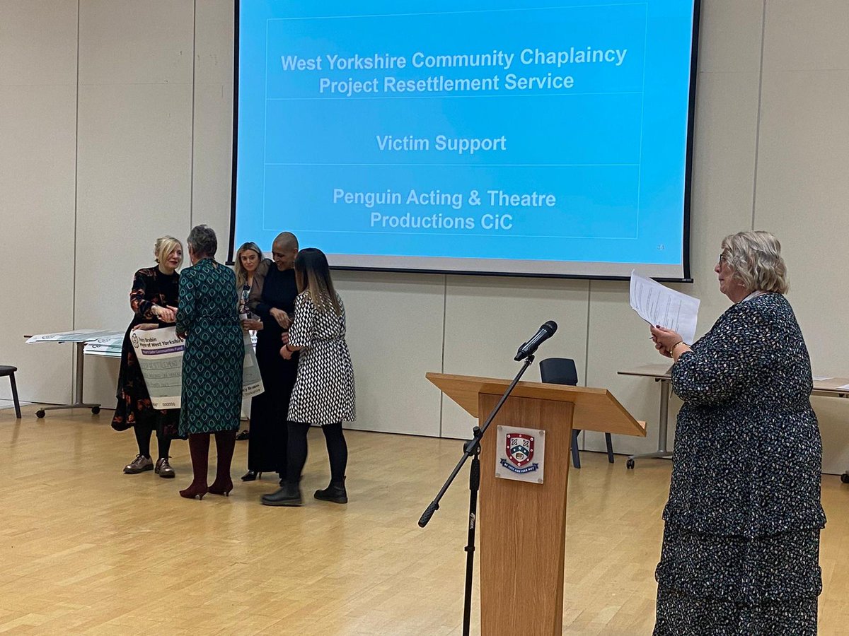 Last week our Director and Office Manager attended the Mayor’s Safer Communities Fund Awards and we were so pleased to receive a grant which enables us to continue our great work. Huge THANK YOU to @mayorofwy @DeputyMayorPCWY