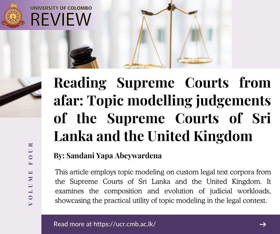 University of Colombo Review tweet media