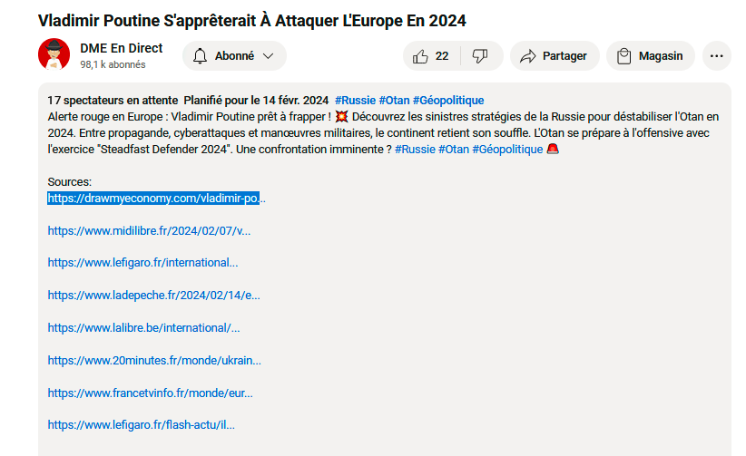 FR_NaziAlliance's tweet photo. Here the description :

Alerte rouge en Europe : Vladimir Poutine prêt à frapper ! 💥 Découvrez les sinistres stratégies de la Russie pour déstabiliser l'Otan en 2024. Entre propagande, cyberattaques et manœuvres militaires, le continent retient son souffle.... https://t.co/B96wkmT1H7