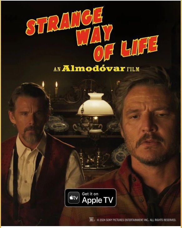 Pedrosgal69's tweet image. Hey Y'all Strange Way of Life is available for streaming on Apple TV, Amazon Prime, Vudu,YouTube  and Google Play
 #pascalispunk #pedropascal #WeLovePedroPascal