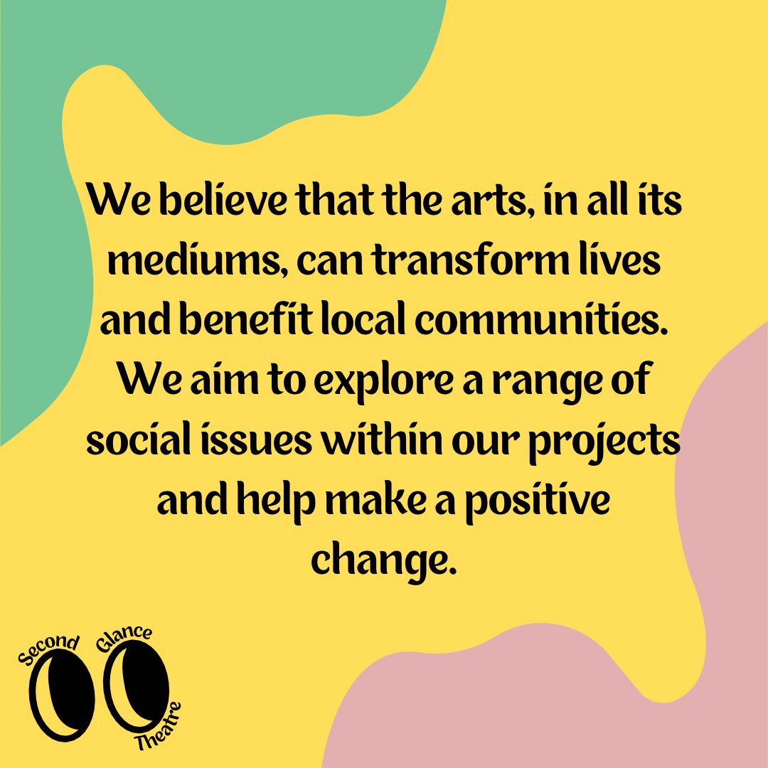 Hello! We are second Glance Theatre, a newly established company based in the North West of England.

We have some exciting projects to start us off this year so be sure to keep an eye on our page for news, call-outs and announcements.