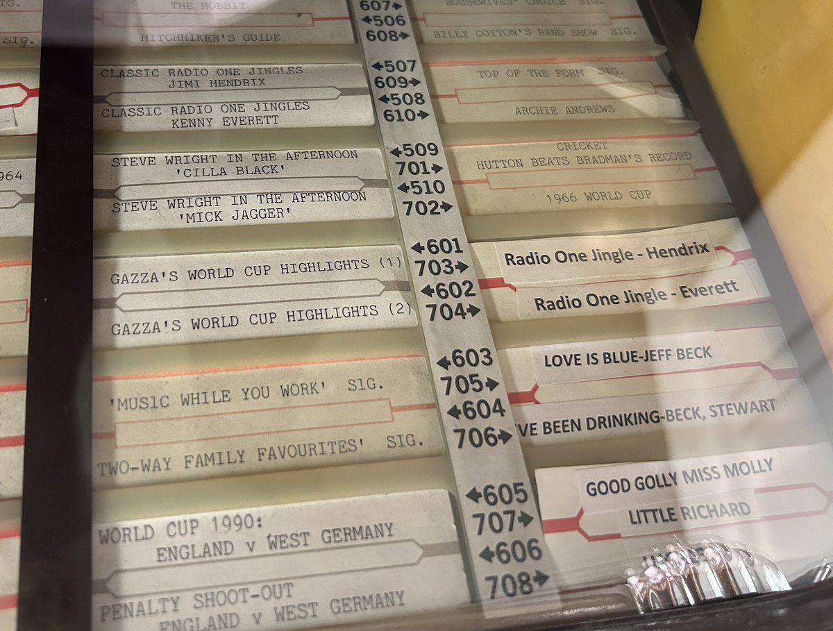 If the Jukebox wasn’t off I would be cranking out the Steve Wright in the Afternoon jingle.