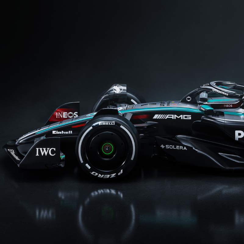 MercedesAMGF1's tweet photo. You've seen our 2024 F1 car. Now here's everything you need to know about the W15 👇