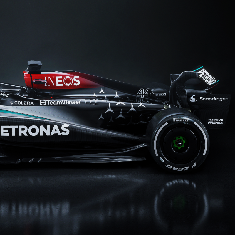 MercedesAMGF1's tweet photo. You've seen our 2024 F1 car. Now here's everything you need to know about the W15 👇