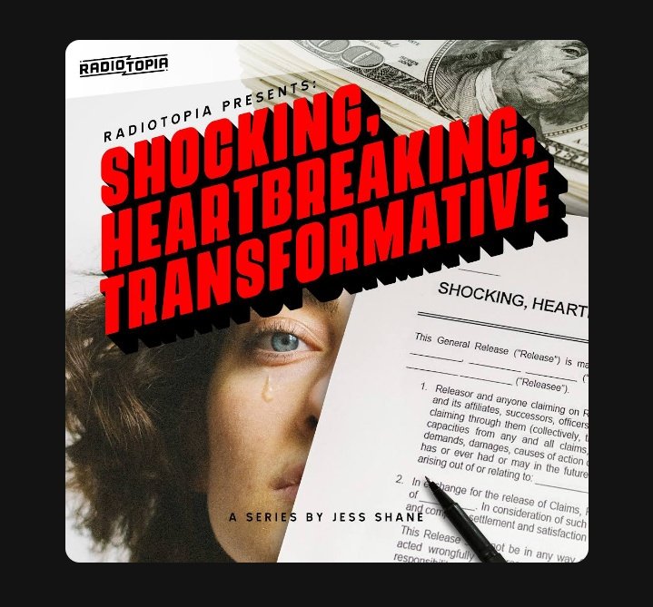 Respect @IamJessShane &amp; @Radiotopia for this series 👏🏽

A good listen, fundamentally about un-learning mainstream 'Participation' &amp; 'Lived Experience' tropes;
&amp; learning from disempowered peoples about how You/We/the platform &amp; audience routinely participate in their oppression😬