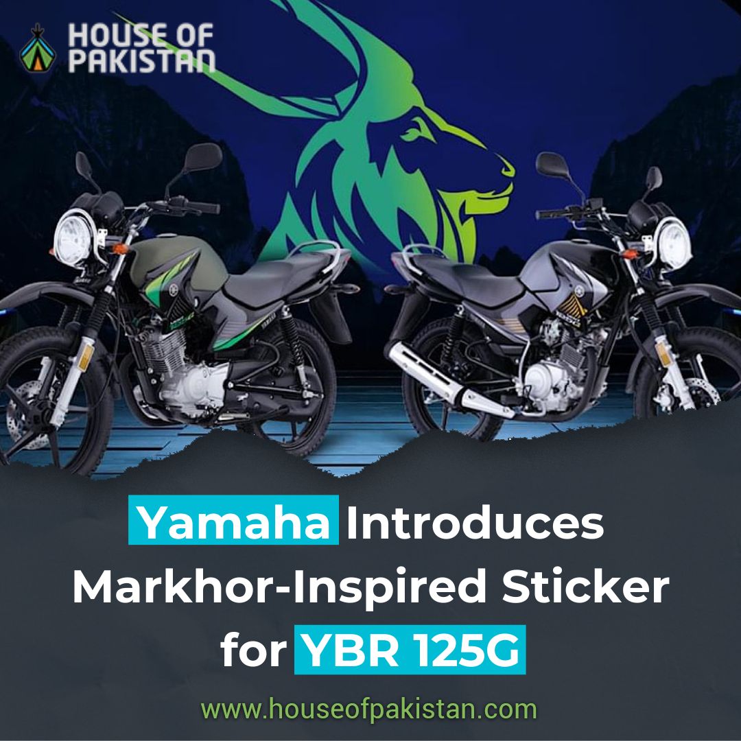 #Yamaha unveils the stunning Markhor-inspired sticker for the #YBR125G! 🌟 Elevate your journey with this captivating design, paying homage to #Pakistan's rich wildlife #heritage.🏍️ #Yamaha #MarkhorInspire #Bikersoul #Superbike #designs #bikers #yamahamotorbike #Duke