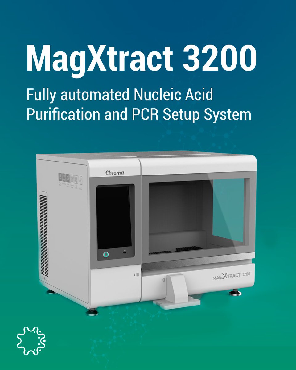 🆕 Streamline your lab workflow with MagXtract 3200, a fully automated Nucleic Acid Purification and PCR Setup System! vircell.com/producto/extra… ✔ Full traceability from primary tubes, thanks to VirCom software ✔ Save time by avoiding hands-on work ✔ Up to 32 samples in 60'