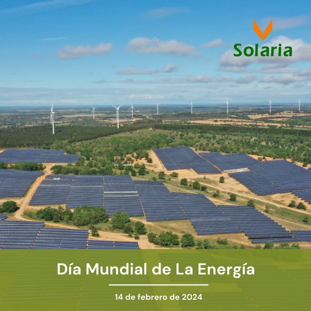 ¡Feliz Día de.... la Energía! 💚🧡
Como empresa líder en el desarrollo y generación de #energíasolar fotovoltaica en Europa, creemos en la importancia de invertir y apostar por las #energíasrenovables y así eliminar la dependencia de los contaminantes combustibles fósiles.