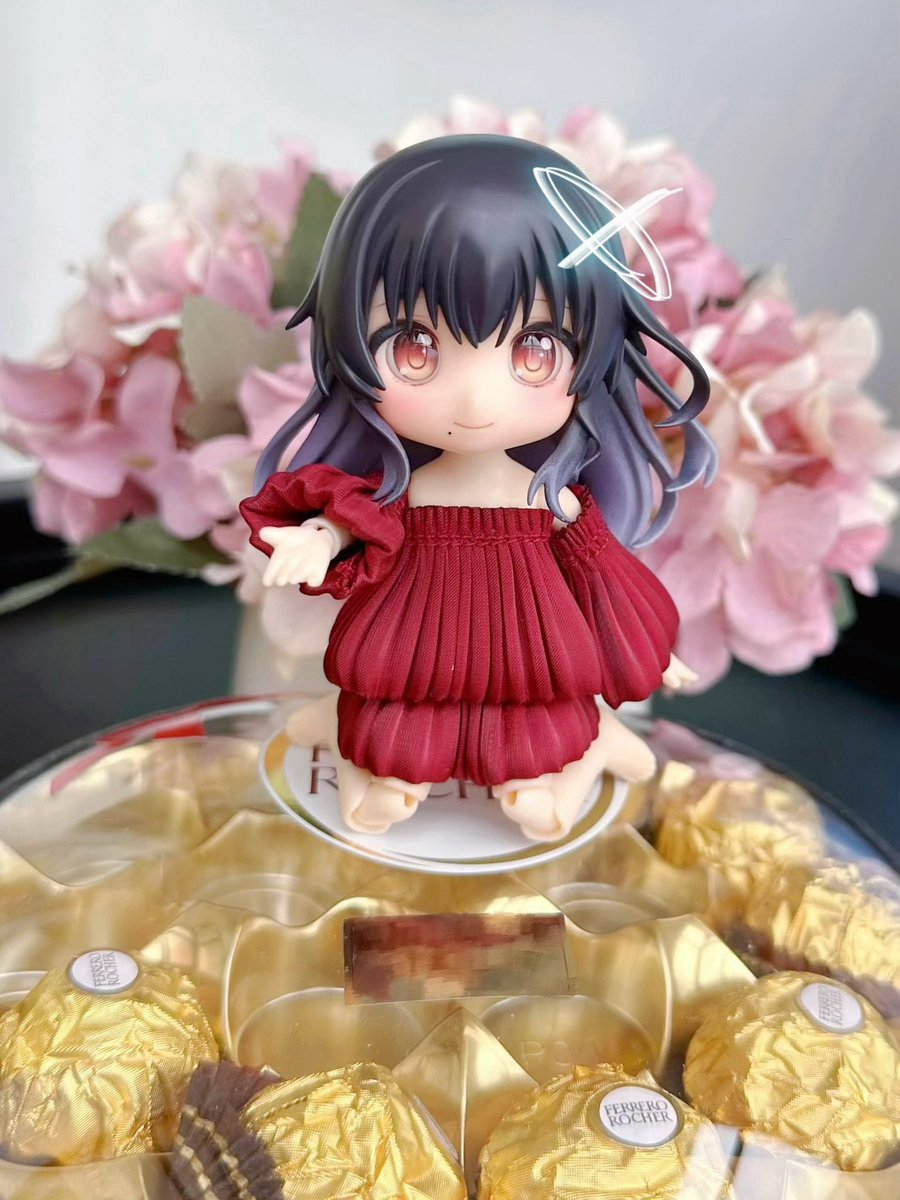 NamimaMui's tweet photo. 「
お
い
で
　」
HAPPY VALENTINE
#ねんどろいどどーる 
#バレンタイン2024 
#Vtuber https://t.co/IfsS9uhlIE