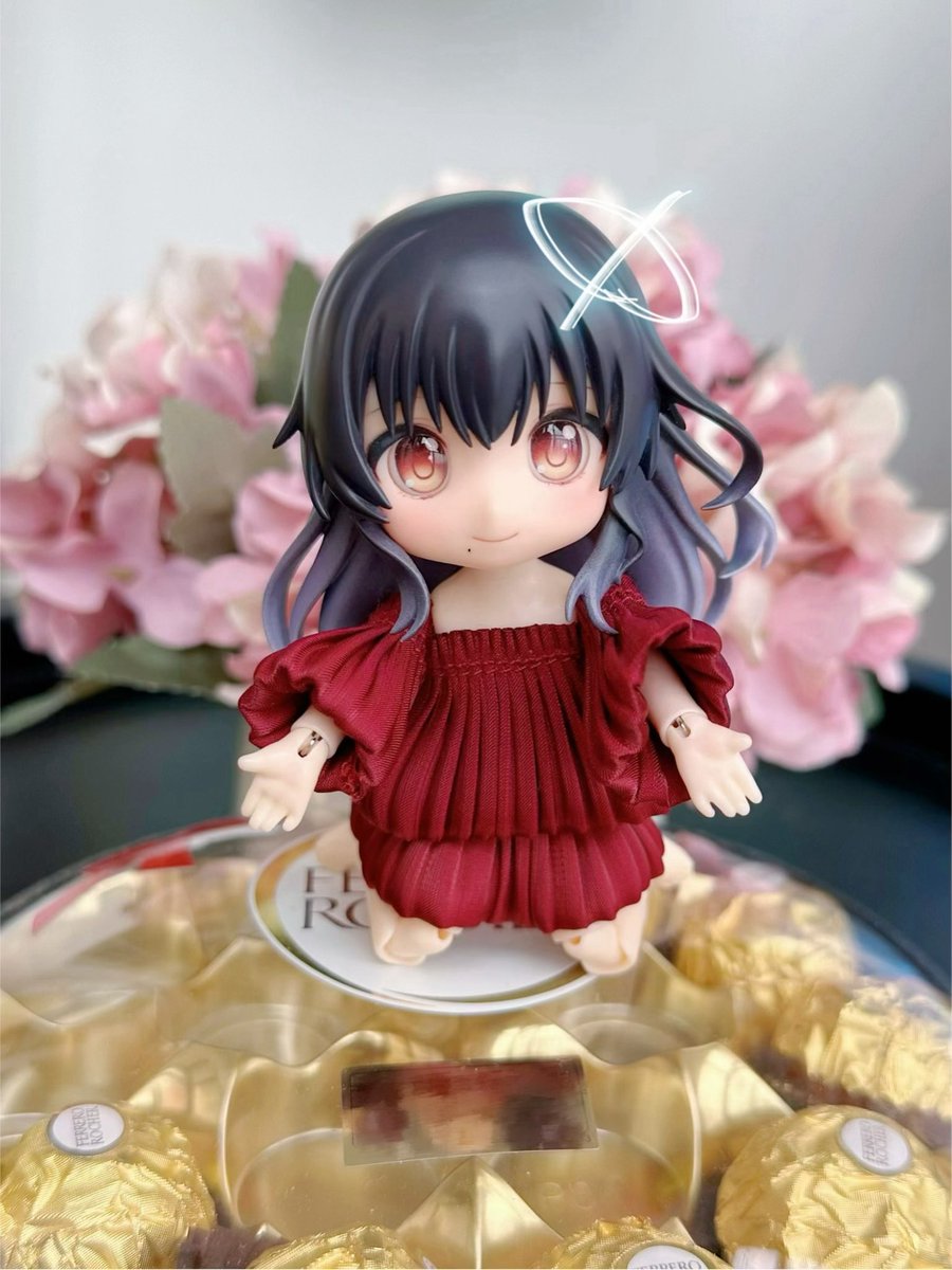 NamimaMui's tweet photo. 「
お
い
で
　」
HAPPY VALENTINE
#ねんどろいどどーる 
#バレンタイン2024 
#Vtuber https://t.co/IfsS9uhlIE