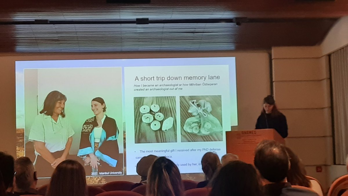 What a privilege to be trained by the trailblazer Mihriban Özbaşaran &amp; what an honor to share our memories at “Constructing the Future by Understanding the Past” symposium

Thank you hocam for taking a chance on me years ago. I hope to keep advocating for the values you created