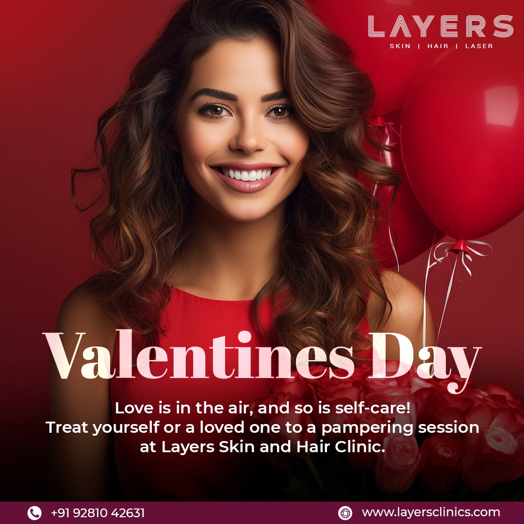 Feel the love in the air this Valentine's Day! Whether it's for yourself or a loved one, indulge in a pampering session at Layers Skin and Hair Clinic. Embrace self-care and let the love radiate from within.
#valentinesday #selfcare #lovetreats #pamperingsession #layersclinic