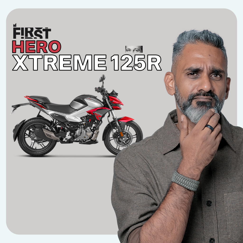 The #HeroXtreme125R  promises the economy of a 125, the sporty feeling of a 150 – sort of like the TVS Raider. @Shumar and #KartikSinghe are discussing Hero's premium 125cc motorcycle on #MotorIncFirst.

▶️ youtu.be/FYXhQw91DWk
-
#MotorInc #Xtreme125R #TVSRaider  #FirstRide