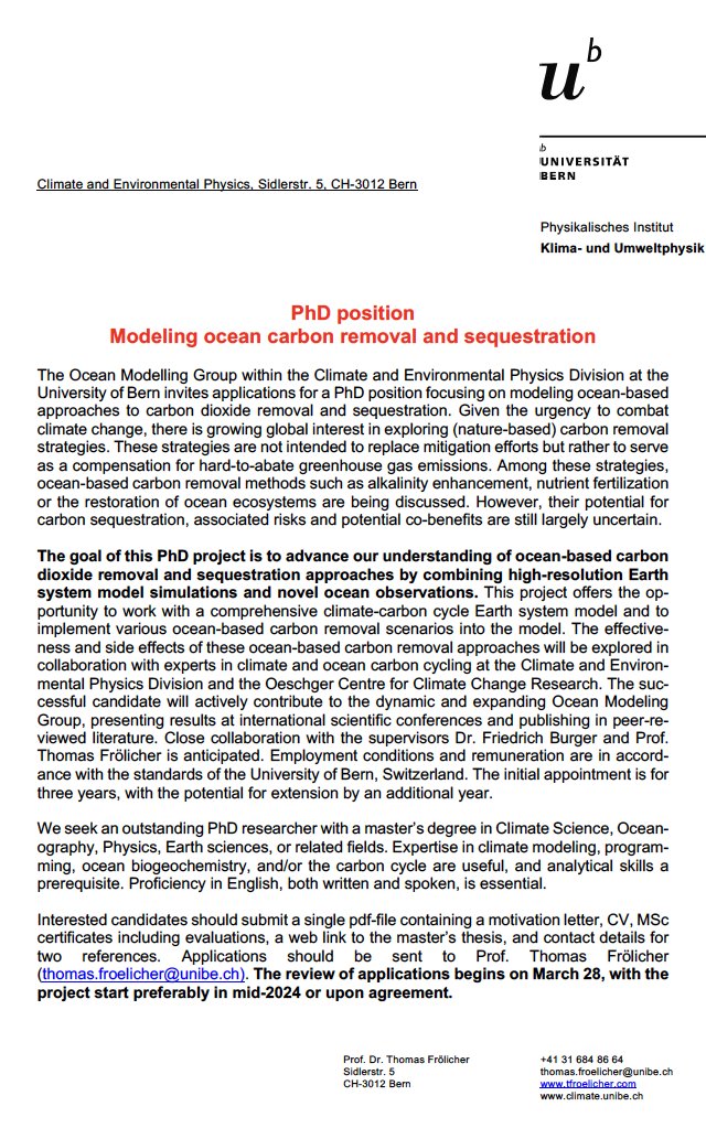 Prof Thomas Frölicher tweet media