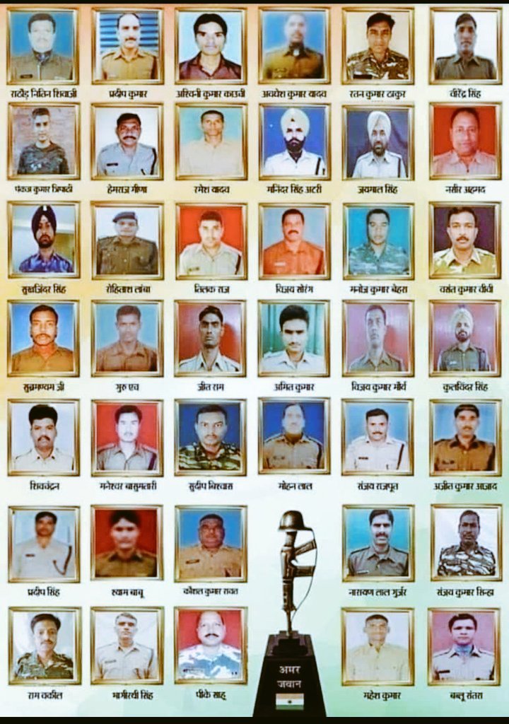Rameshdhayal_'s tweet photo. सत्ता के लालची भेड़ियों ने पांच साल पहले आज़ ही के दिन 14 फ़रवरी 2019 को #पुलवामा_हमले में हमारे 40 जवानों को अपनी वोटों की राजनीति की खातिर मरवा दिया था।
#पुलवामा हमले में शहीद CRPF के अमर वीर जवानों को कोटि कोटि नमन- 
#PulwamaAttack #BlackDayForindia https://t.co/PFGYFiw9lT