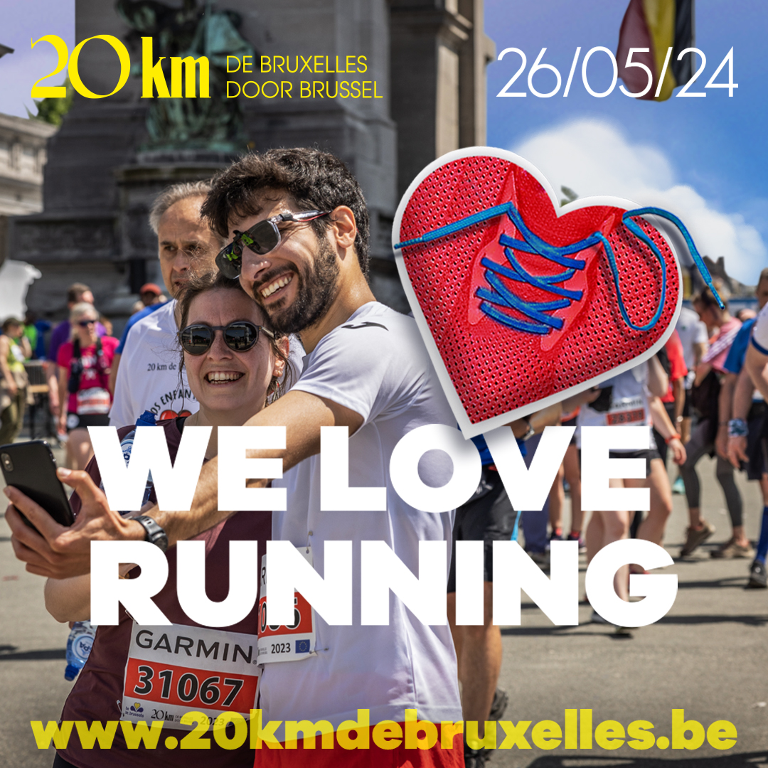 💘 Happy Valentine's Day! 💘

Love is in the air, and what better way to celebrate than by teaming up for an epic challenge together? 🏃‍♂️🏃‍♀️ Join us for the “20km of Brussels on Sunday”, May 26th! 💖

#ValentinesDay #20kmbxl #LoveAndRun