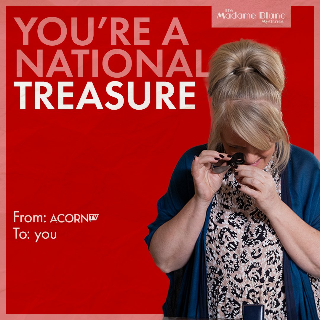 Happy Valentine's Day! Send these to the Acorn TV lovers in your life. ❤️