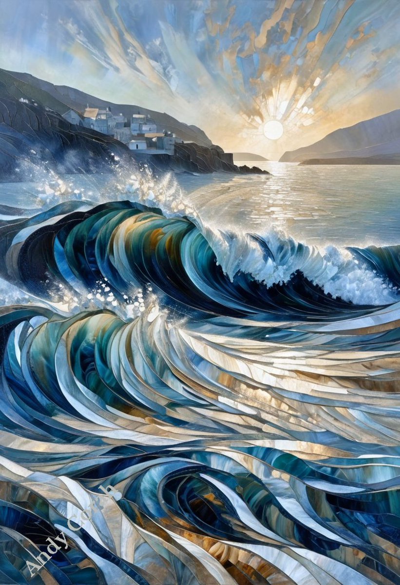 andy_corah's tweet image. Immerse yourself in the #textured #symphony of my latest #AIart—a #painting that weaves the profound #emotional tapestry of a small #coastaltown grappling with the weight of #climatechange
#art #AIartcommunity #paintings #AIArtwork #beautiful #abstract #aiartoftheday #ocean #sea