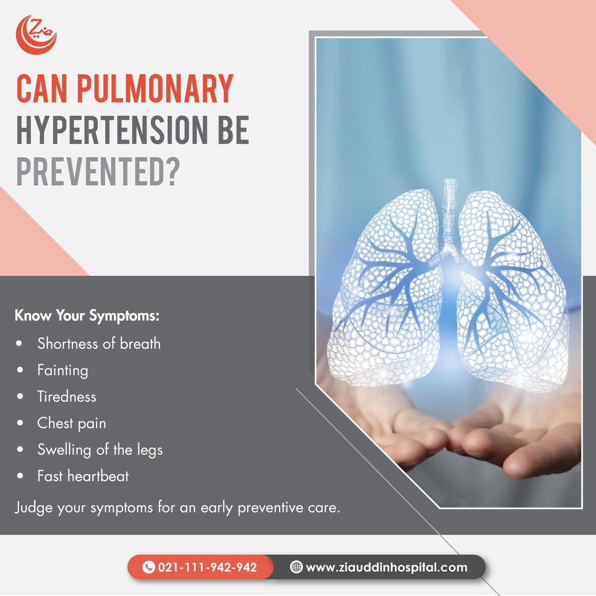 Let us know your symptoms and we will take care of it!

To Book your appointment, visit ziauddinhospital.com/make-an-appoin… contact us at 021-111-942-942, or WhatsApp us at 0321-3660249

#ziauddinhospital #lunghealth #RareDisease  #lungsdisease #chestpain