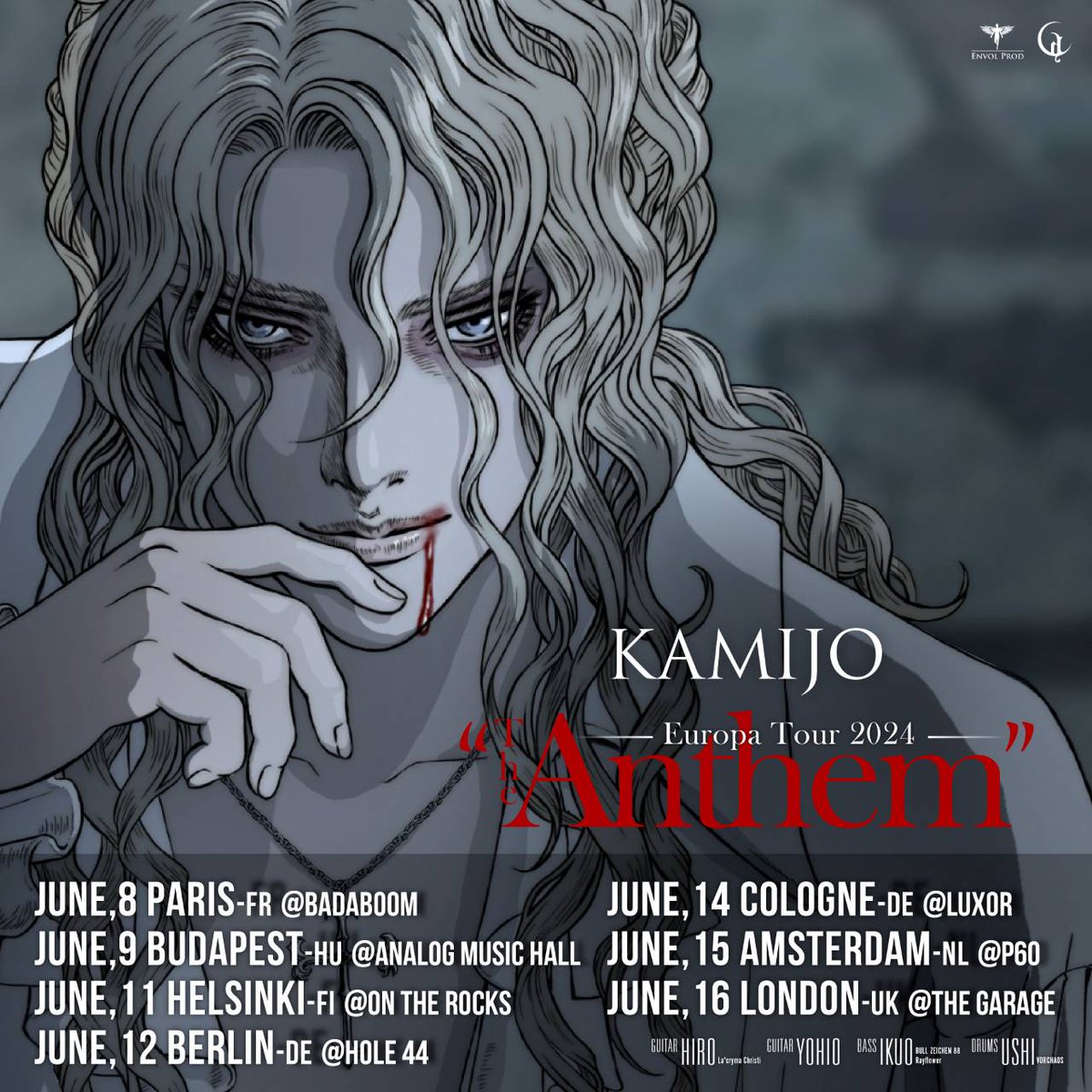 INFORMATION] KAMIJO Europa Tour 2024 