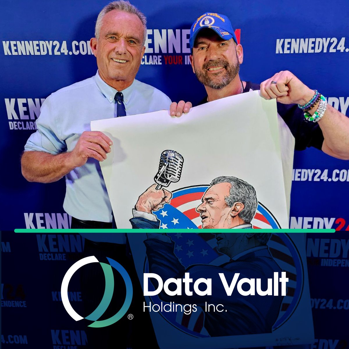 the_datavault's tweet image. Big thanks to @RobertFKennedyJr’s team for sharing this great artwork by one of #Datavault’s artists @keiths_pencil. Datavault is proud to be a @FEC approved vendor for the #Republican, #Democratic, and #Independent parties. Check out the details here: bit.ly/48hwk7M.