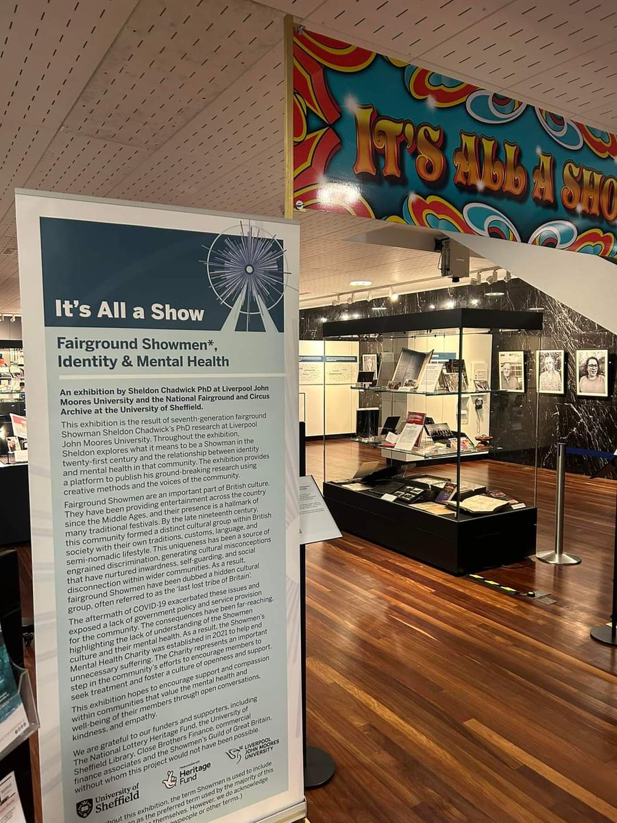 EPIC_UK_'s tweet image. EPIC gave a workshop at the It’s all a Show Exhibition at the @Fairarchives in partnership with @ShowmensCharity
They invited EPIC to have a display in their travelling exhibition. Thank you for having us!
#mentalhealthawareness #decolonialdesign #showpeople #realisewhatspossible