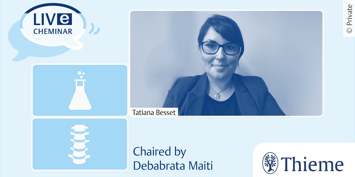 Tatiana Besset (@BessetTatiana) gives insights into “Catalytic Approaches Based on C-H Functionalization: Straightforward Solutions to Synthetic Challenges” in our upcoming #Cheminar on Feb. 15, at 11 AM (CET). Chaired by Debabrata Maiti (@maiti_iitb). 👉brnw.ch/21wGXU2