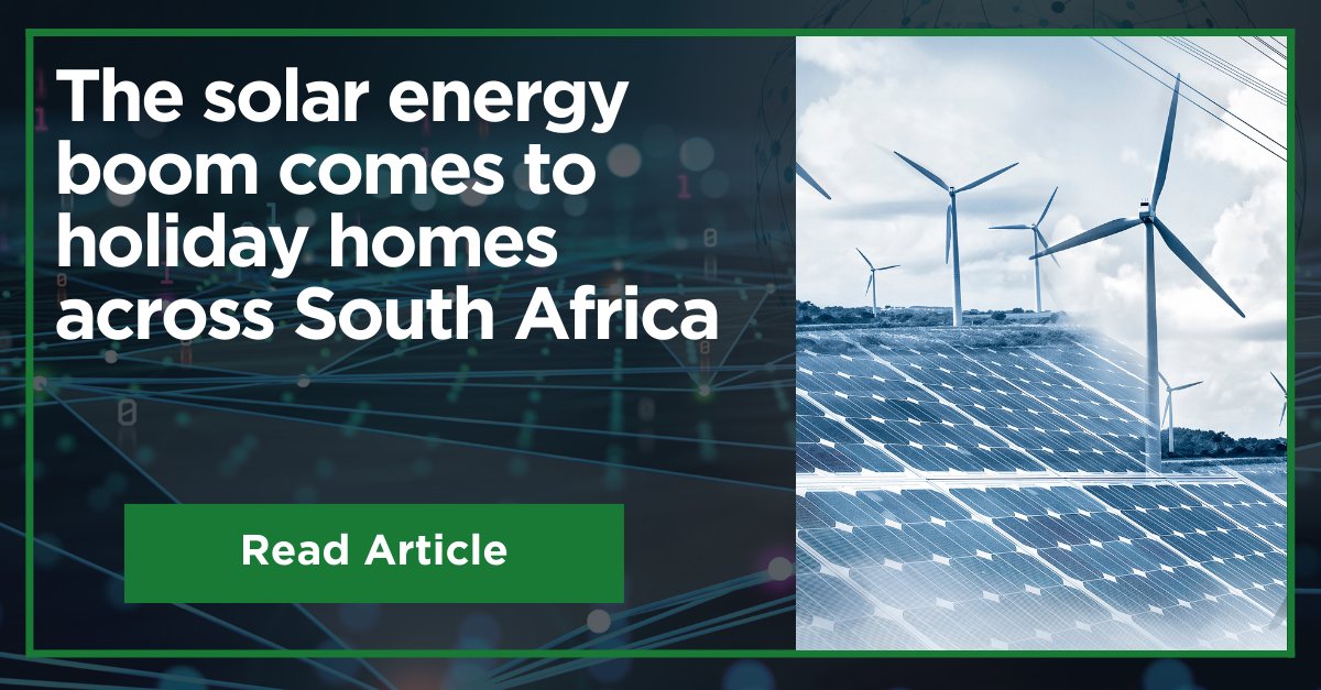 Ross Mains-Sheard, <a href="/versofydotcom/">Versofy SOLAR</a>, highlights South Africa's rooftop solar scene, with a 349% increase from March 2022 to June 2023. The solar trend is hitting holiday hotspots as demand for eco-friendly energy solutions in homes rises.

Full article:
intelligentcio.com/africa/2024/02…