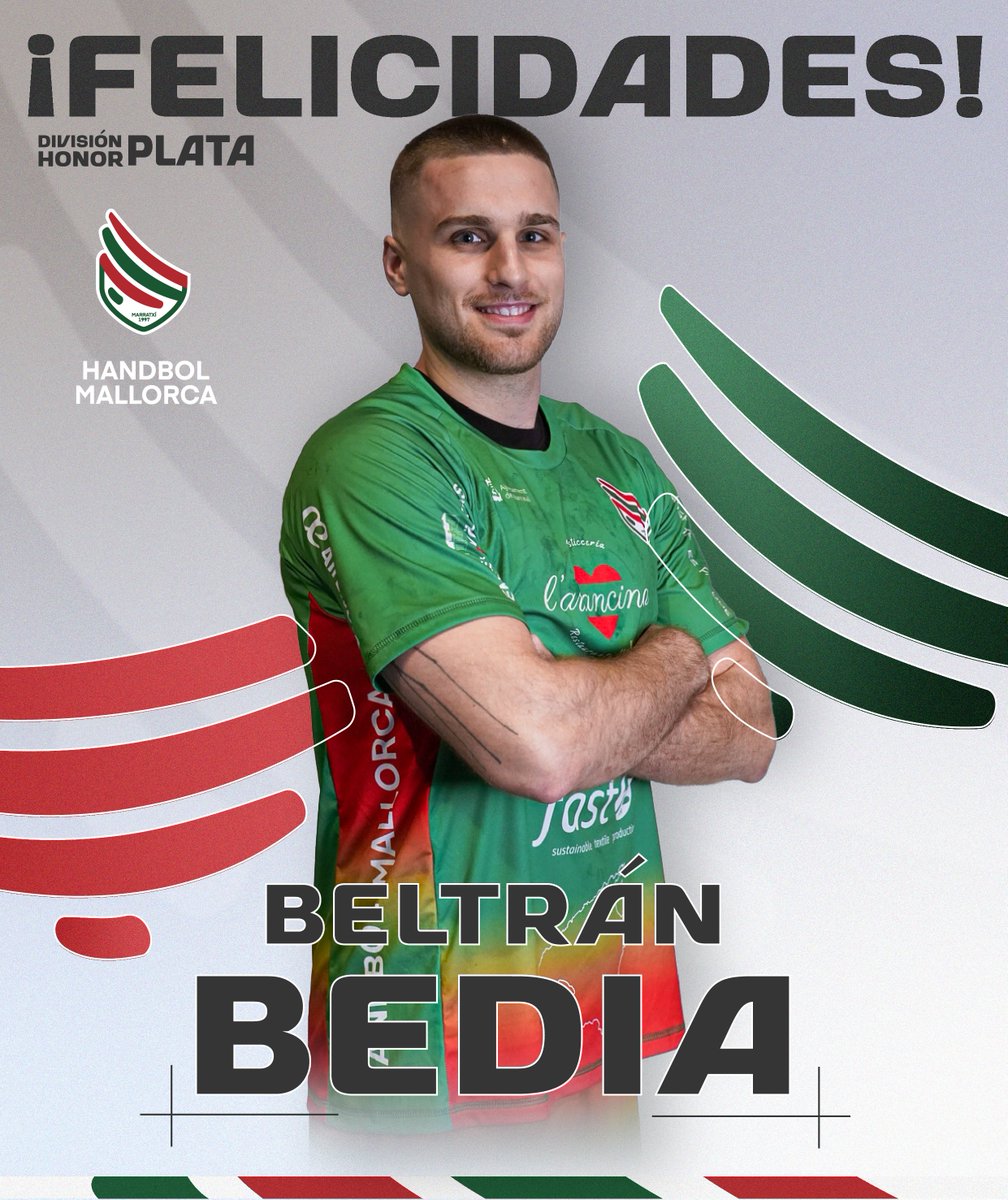 HandbolMallorca's tweet photo. ¡Para iniciar el miércoles queremos desearle un feliz cumpleaños a Beltrán!

Deseamos que pases un gran día y mandarte un fuerte abrazo de parte de toda nuestra gran familia.

¡Feliz cumpleaños, jugón!

#HandbolMallorca #SomosBalonmanoEnMallorca https://t.co/KAi7ZmdG1A