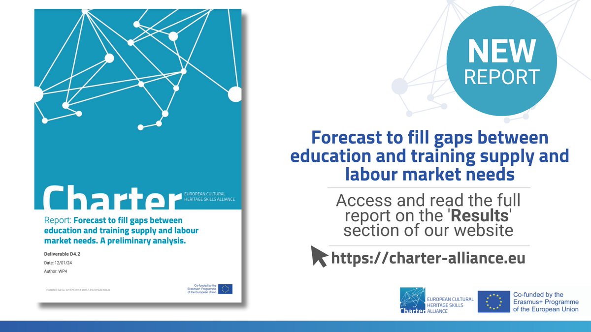 🔵What are the gaps & needs of #CulturalHeritage professionals in Europe? 👉#CharterAllianceEU unveils a #new report with perceived gaps & needs impacting the development of professional activities & best practices as potential solutions. 🔗Read here: bit.ly/3UHUbKz