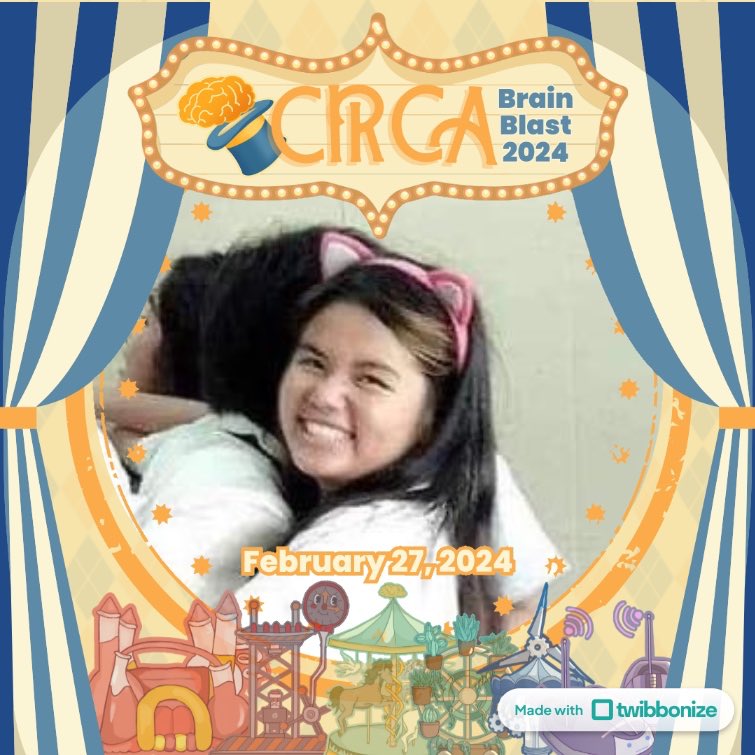 michelseashells's tweet photo. Welcome to the show! 👏

Hey, Pisay! I am Michelle, a member of the Creatives Committee. 🎪✨

Brace yourselves for Circa: Brain Blast 2024, an annual multidisciplinary research symposium hosted by Batch 2024 to be held on February 27. https://t.co/c4NXRsvpWr
