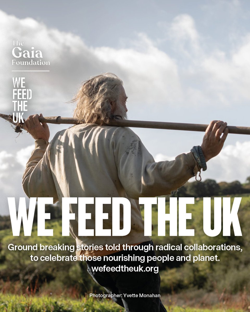 Recommended: #WeFeedTheUK from the @thegaiafoundation weaves together 10 photographers and 10 @hot_poets with the country’s custodians of land, sea, soil and seed. You can explore all ten stories and poems at wefeedtheuk.org, with photography exhibitions nationwide now.