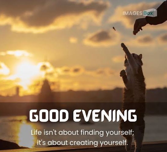 Enjoy your evening with your families and friends.

Have a nice one.