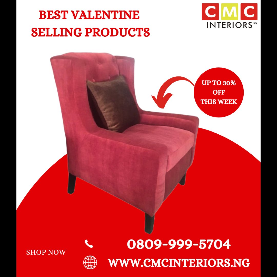 cmcinteriorsng's tweet photo. Create a cozy corner for two with a plush occasional chair adorned with soft throw blankets. #valentinesday2024 
Visit our showroom at KM 34, Lagos-Ibadan Expressway, Arepo Bus-stop, Opposite Punch Newspaper Visit: https://t.co/tCl3Ao0XZo or Call: 0809-999-5704 for inquiries. https://t.co/YClJBTo8f5