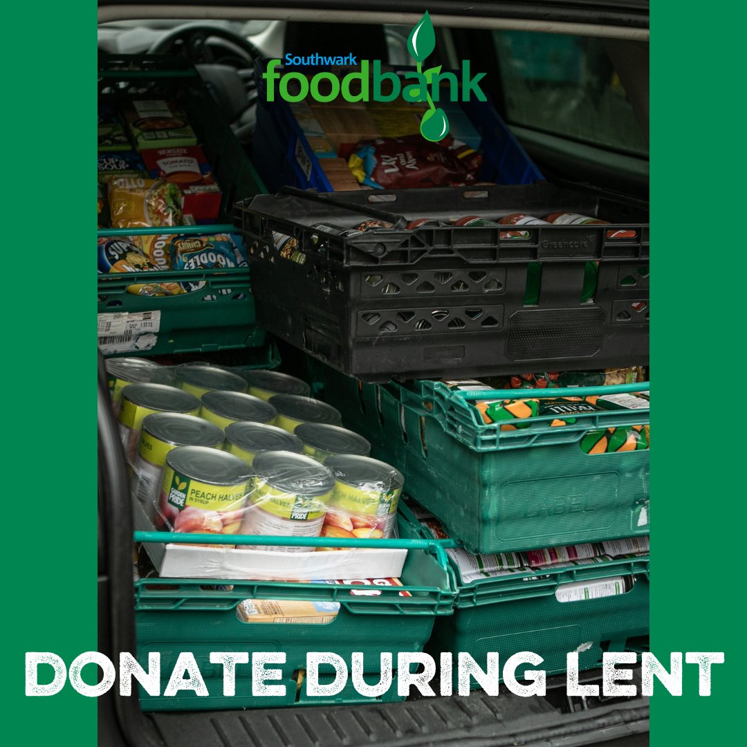 We’re doing everything we can to support people on the lowest incomes in our community. But we urgently need food donations to make sure we can provide emergency food parcels. You can help by giving during Lent and donating to us.💚 southwark.foodbank.org.uk/give-help/dona…