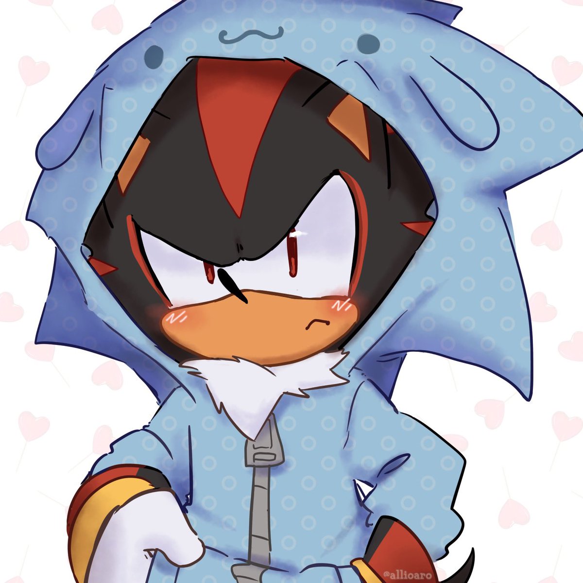 allioaro's tweet photo. happy balentines day. cute shadow with pajamas 🤲 https://t.co/v8pnvQlZIT