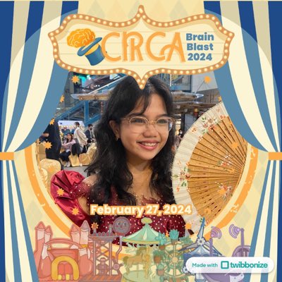dolcevitaes's tweet photo. Welcome to the show! 👏

Hey, Pisay! I am Julianne, a member of Creatives. 🎪✨

Brace yourselves for Circa: Brain Blast 2024, an annual multidisciplinary research symposium hosted by Batch 2024 to be held on February 27.

Join us as we marvel at your magnificent minds! https://t.co/PQTrjgXmee