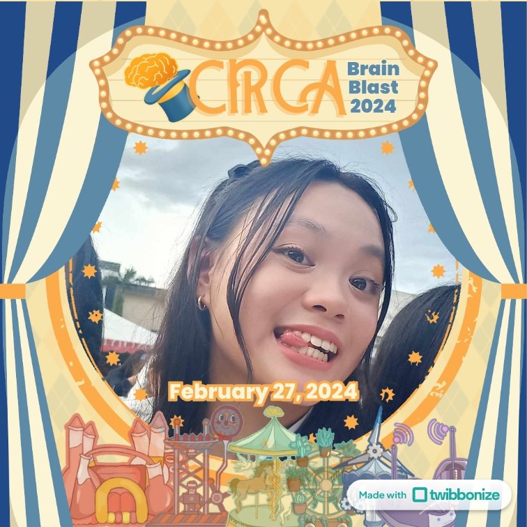 ysabelaus's tweet photo. Welcome to the show! 👏

Hey, Pisay! I am Ysa, a head of programs committee. 🎪✨

Brace yourselves for Circa: Brain Blast 2024, an annual multidisciplinary research symposium hosted by Batch 2024 to be held on February 27. https://t.co/HmebdM9UnR