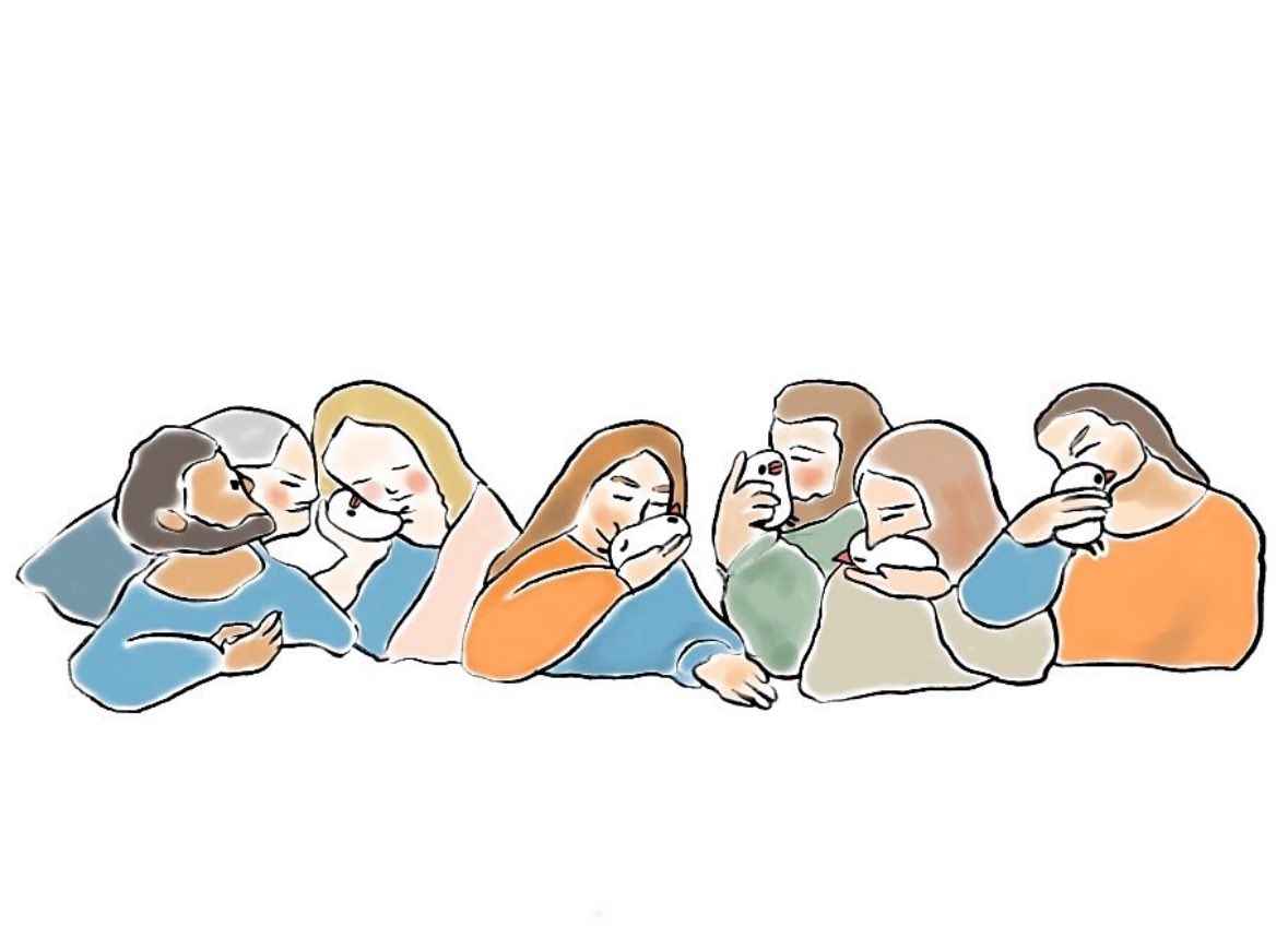 「明日も20〜21時にイラスト投稿します『最後の吸引』(再掲) 」|ゆひろのイラスト