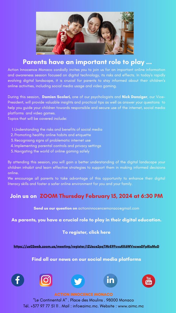 AIMC: Action Innocence Monaco tweet media