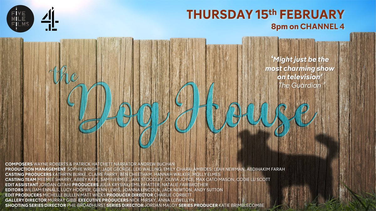 🐾The countdown is on! 🎉 Get those tails wagging because The Dog House returns TOMORROW, February 15th at 8pm on Channel 4! 🐶✨ Join us for heartwarming stories, playful pups, and all the feels. It's time to unleash the furry fun! 🐾💕 #TheDogHouse #Channel4 #Woodgreen