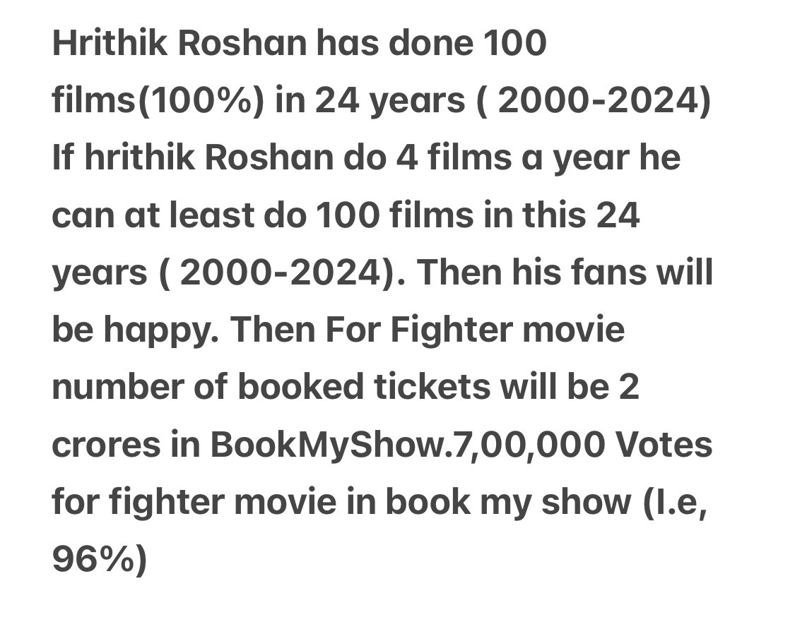 sriusha14's tweet photo. #HrithikRoshan𓃵 #Hrithik #HrithikRoshan #War2 #Fighter #Krrish4 #BookMyShow #iHrithik https://t.co/DqARbKQZ8w