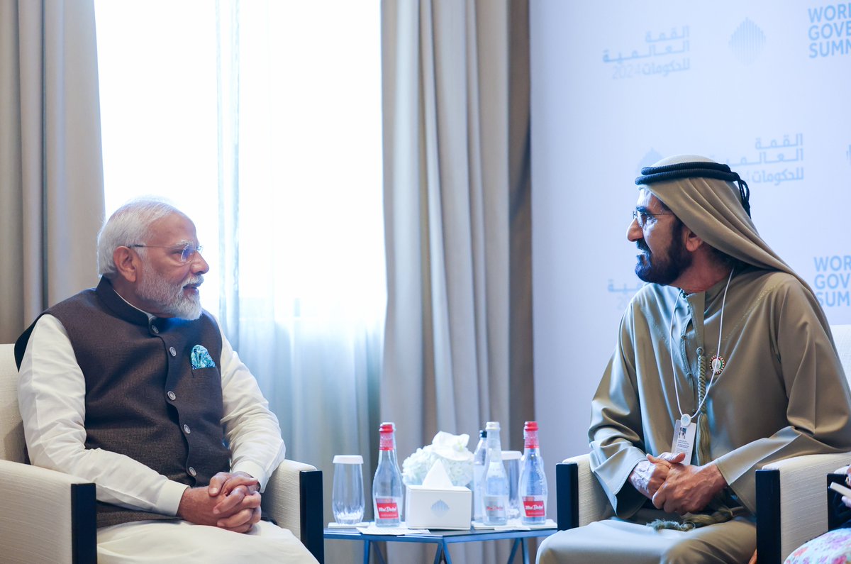 It is always a delight to meet @HHShkMohd. His vision for Dubai’s growth is clearly visible to the entire world. Our discussions covered a wide range of subjects ranging from commerce to connectivity, and ways to boost people to people linkages.