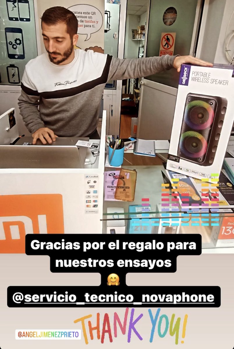 Gracias a servicio técnico NOVAPHONE por su regalo
#pocoapoco#mejorando#ensayos