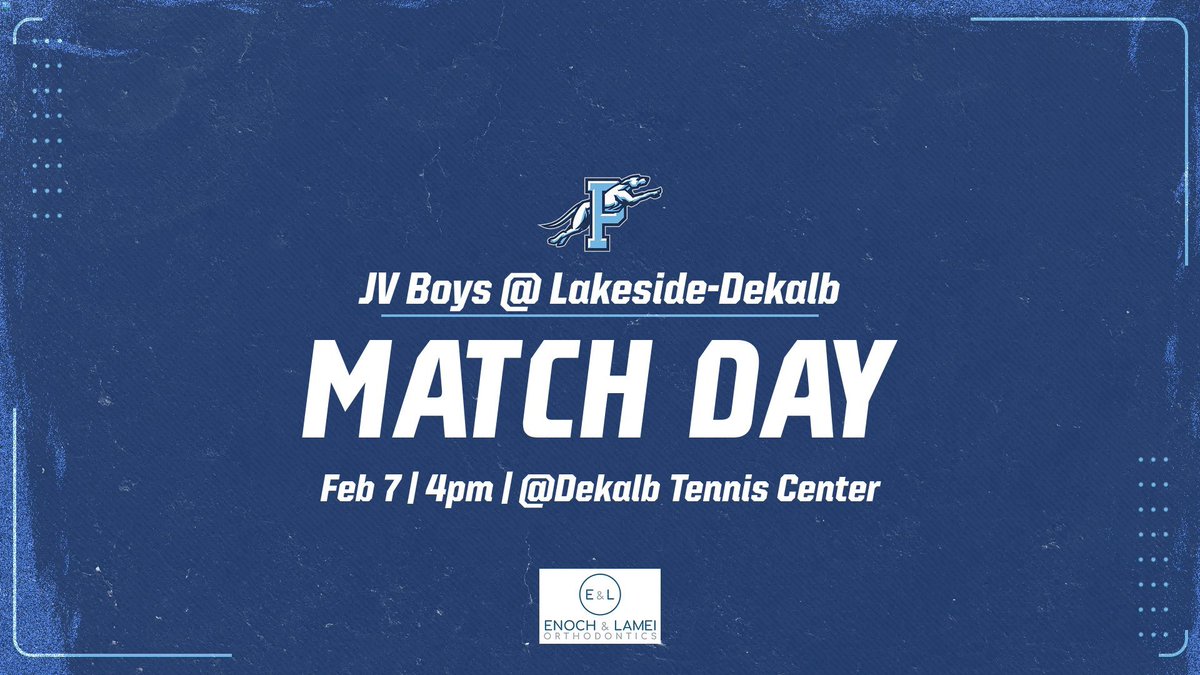 ‼️Match Day‼️ The JV boys are heading to the Dekalb Tennis Center to take on Lakeside-Dekalb! Good luck today!! #PopePride