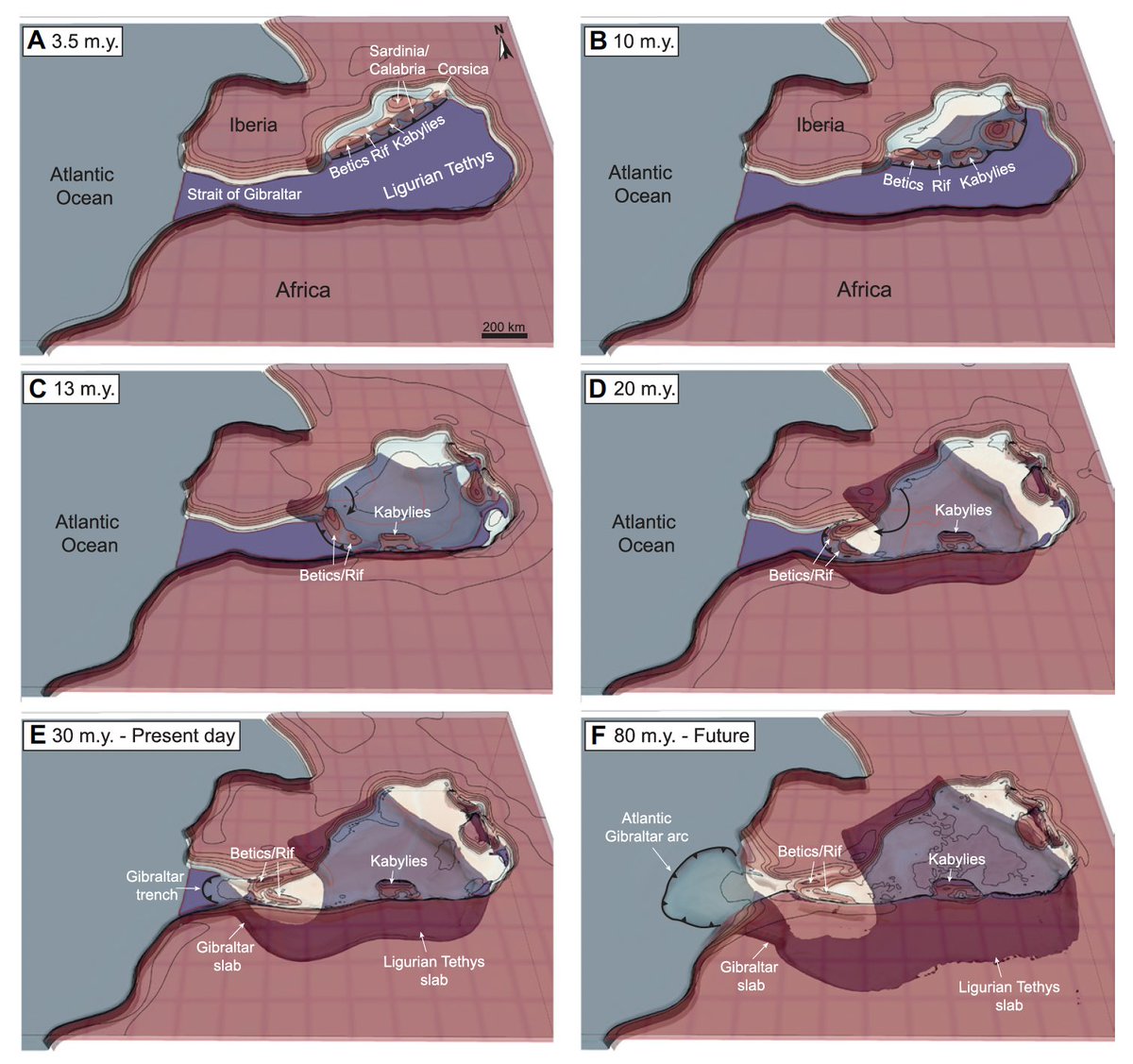 Subduction zones are difficult to start in Atlantic-type oceans. Our paper explores the alternative mechanisms of invasion, in which a subduction zone migrates from a dying ocean to a new growing ocean. Here's the main figure of the paper. doi.org/10.1130/G51654… #geology