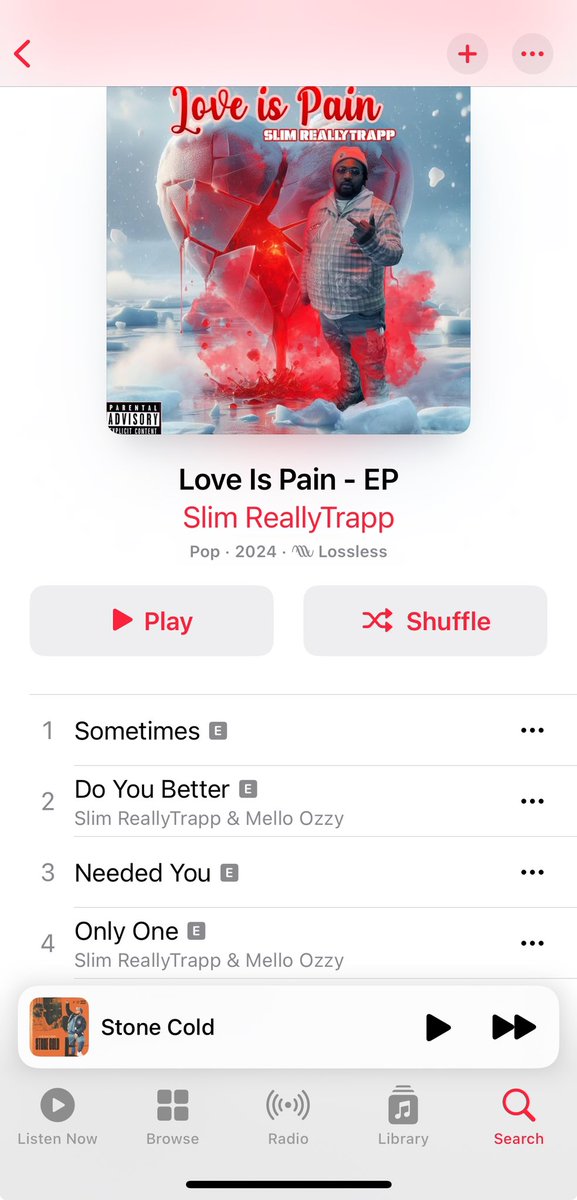SlimReallyTrapp's tweet photo. Love Is Pain ❤️‍🩹🤬 Is OUT NOW ON ALL PLATFORMS ‼️‼️‼️ https://t.co/yEZdW9xoOm