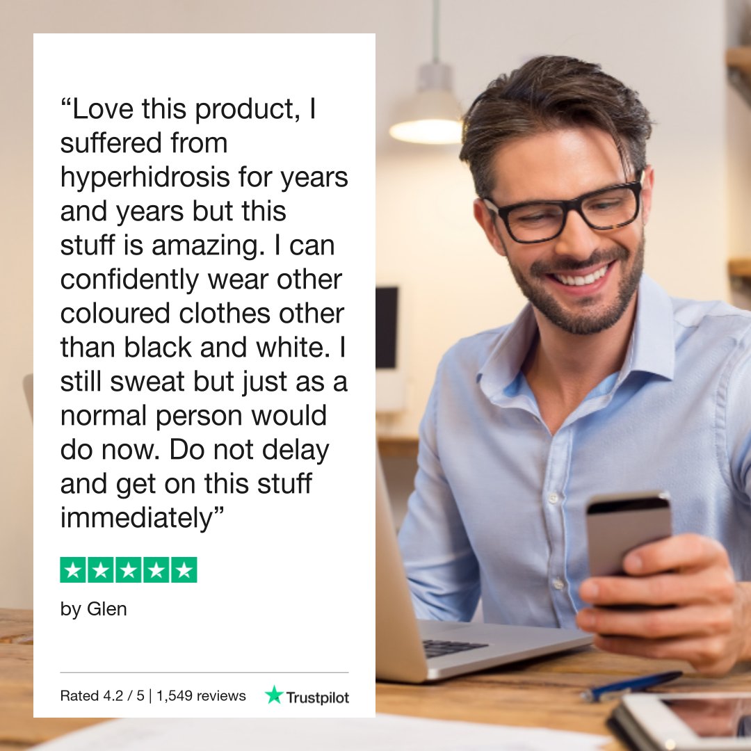 Sweat_guard's tweet photo. 🌈 Glen's #ExcessiveSweating Journey: From black &amp; white to a colourful wardrobe with Sweat Guard® Extreme! 🎨"Years of struggle stopped with this amazing product. Don't wait to make the change, its a life-changer!" ✨https://t.co/AXtUT04CWp
#SweatGuard https://t.co/rQEqrZNJje